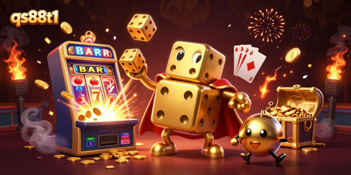 Experience thrilling entertainment at qs88t1 with vibrant 3D casino characters and dynamic gaming elements.