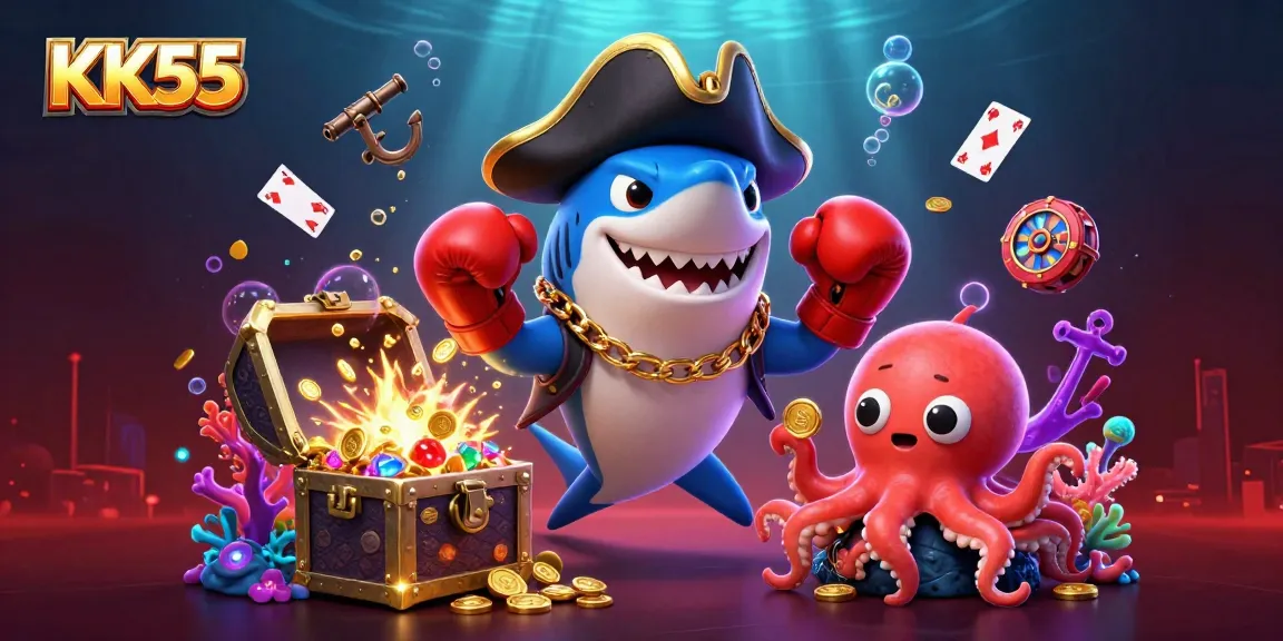 Engage in thrilling adventures at KK55 with immersive slots and animated underwater casino worlds.
