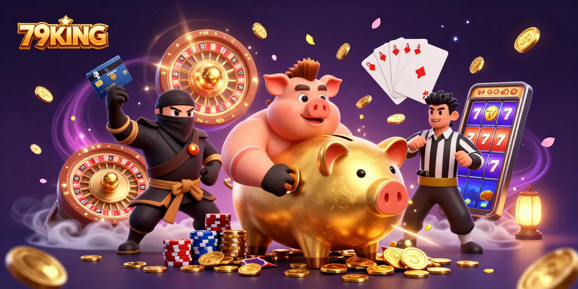 79KING brings excitement to the casino world with dynamic 3D characters battling for coins and prizes.