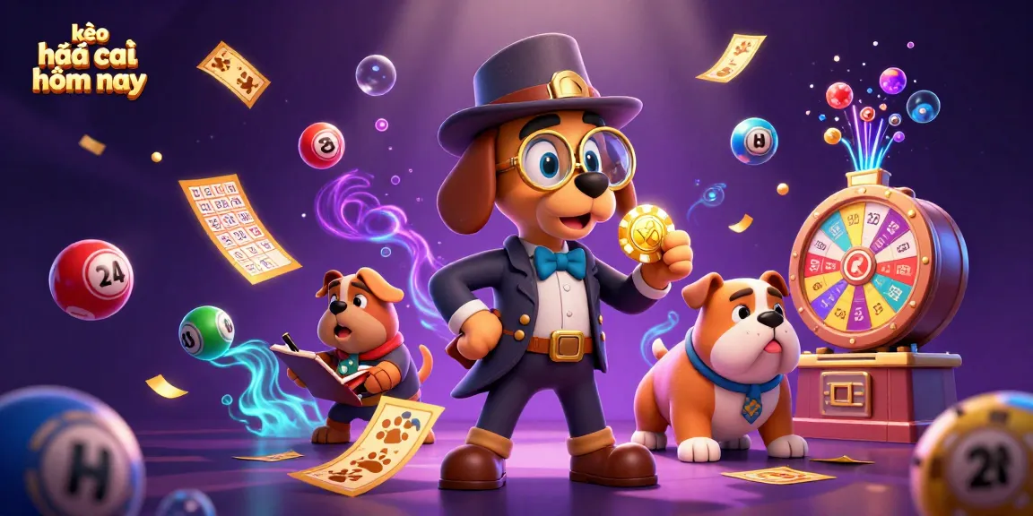 Discover kèo nhà cái hôm nay with our 3D scene showcasing vibrant casino elements and animated characters.