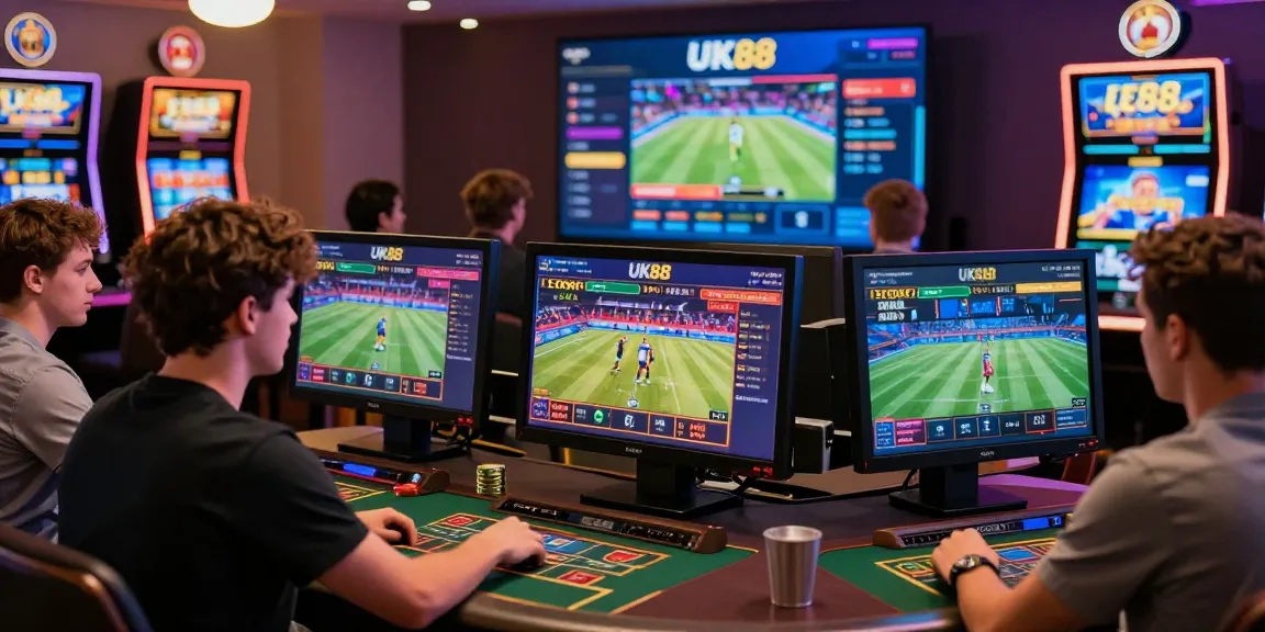 Exciting online gaming environment at UK88 showcasing players engaging in sports betting and live casino activities.