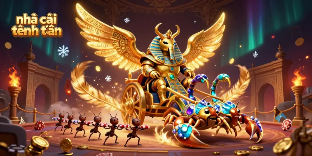 Engaging illustration showcasing nhà cái tặng tiền with vibrant characters and dynamic elements in a casino setting.