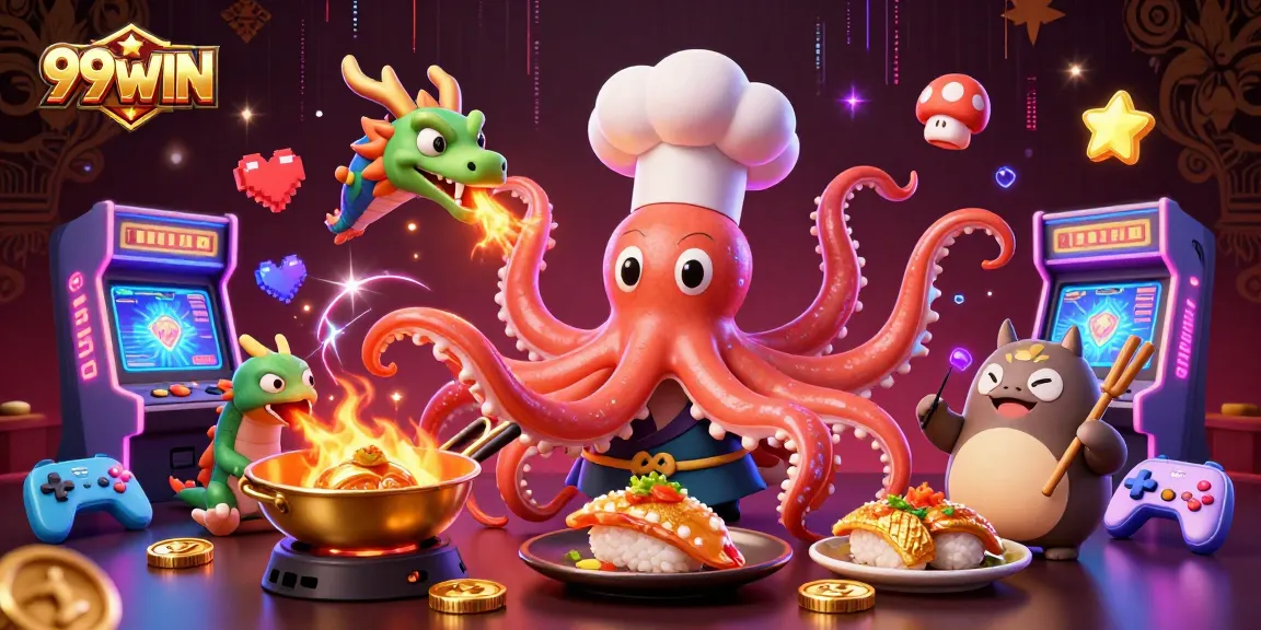 Experience gaming excitement at 99WIN with vibrant characters and dynamic casino elements.