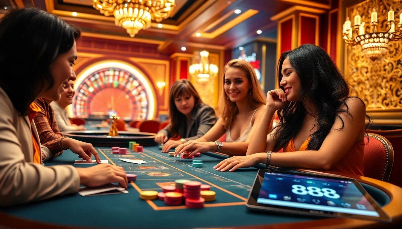 Exciting poker gameplay at 888NEW casino with chips and cards on the table.