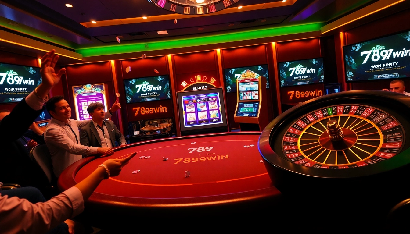 Experience the thrill of gaming at 789win with vibrant casino tables and exciting jackpots.