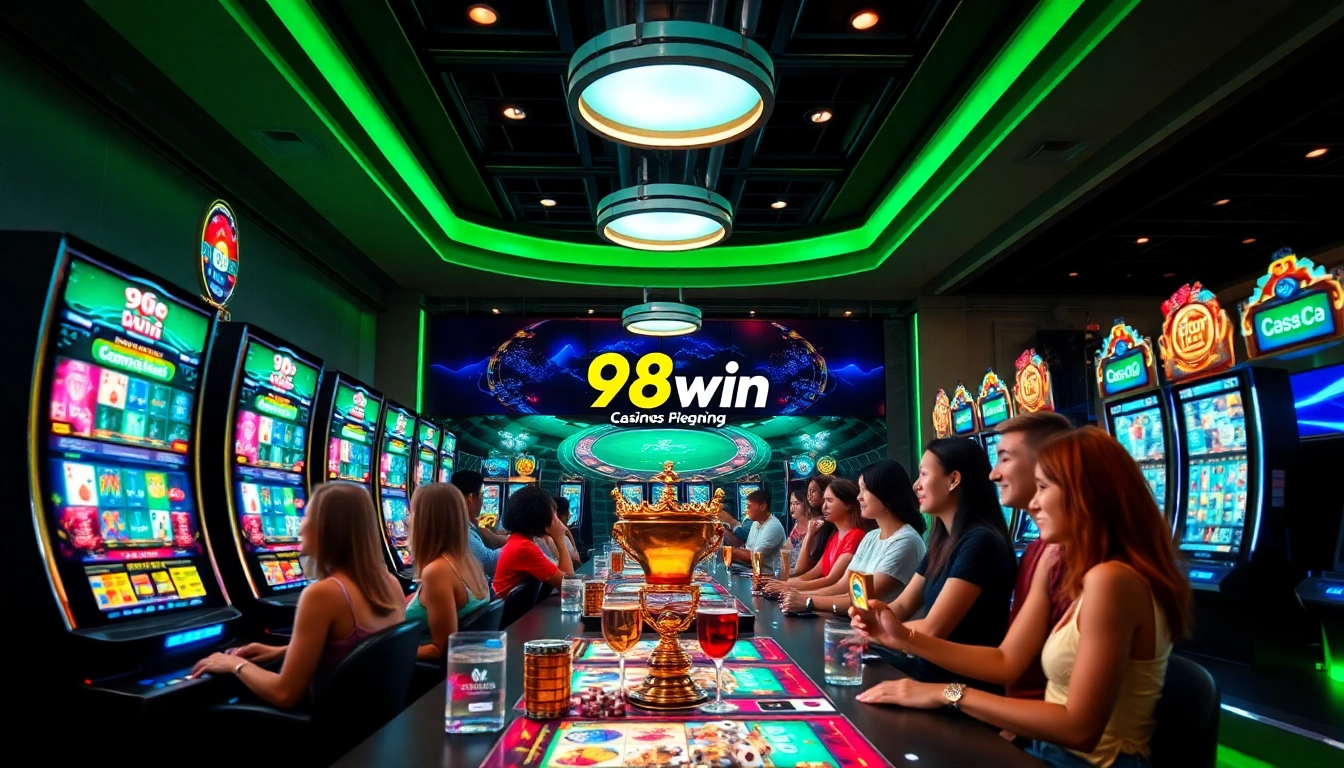 Experience the thrill of 98win's online casino with dynamic games and vibrant graphics.