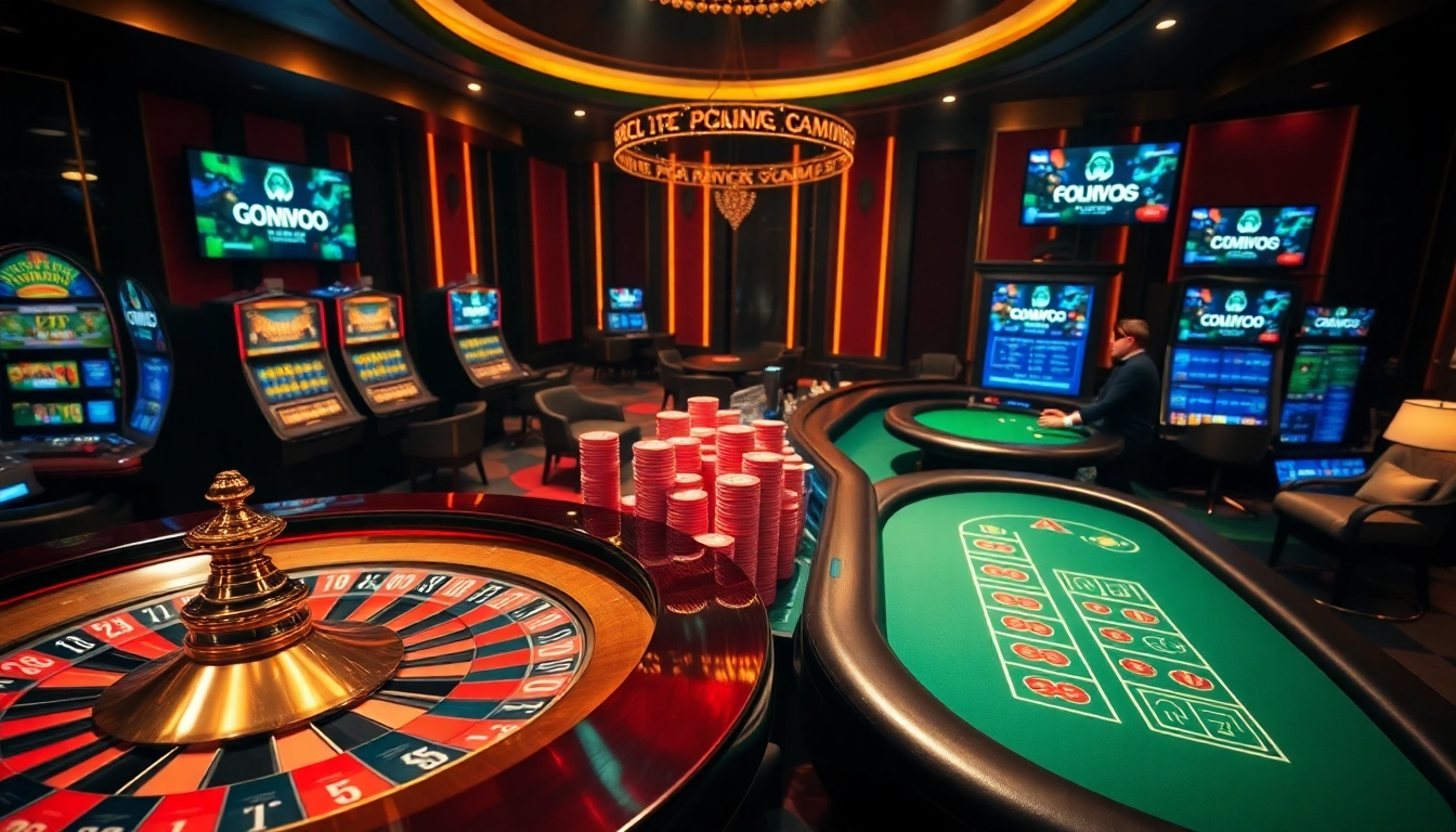 Experience the thrill of gaming action at 79king with luxurious casino tables and vibrant casino elements.