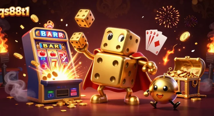 Experience thrilling entertainment at qs88t1 with vibrant 3D casino characters and dynamic gaming elements.