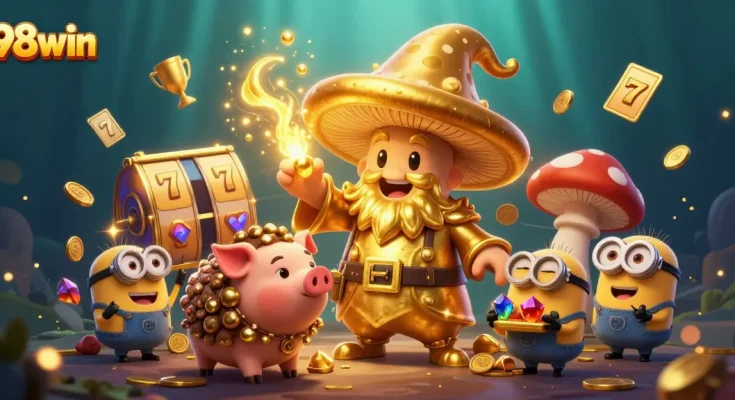 Experience gaming magic at 98win with golden treasures and dynamic slot excitement.
