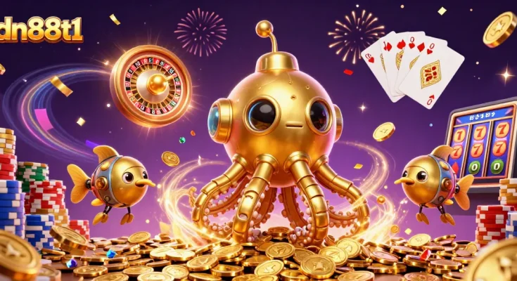 Win big with dn88t1 at the pulsating online casino featuring the golden kraken submarine!