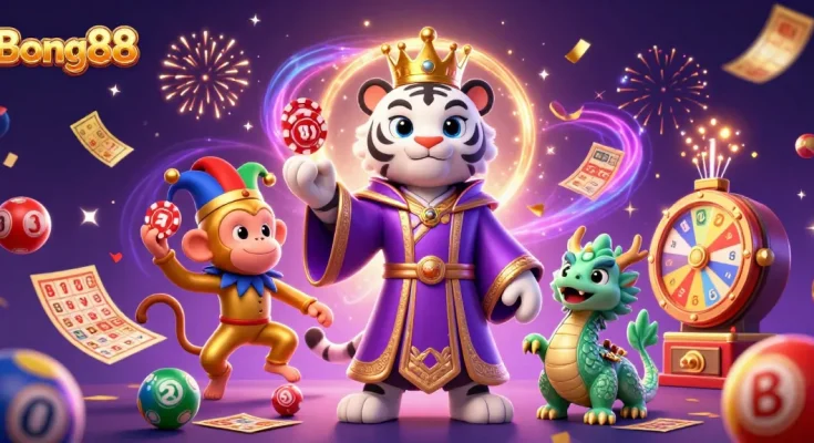 Bong88 offers immersive casino excitement with dynamic characters and colorful gaming elements.