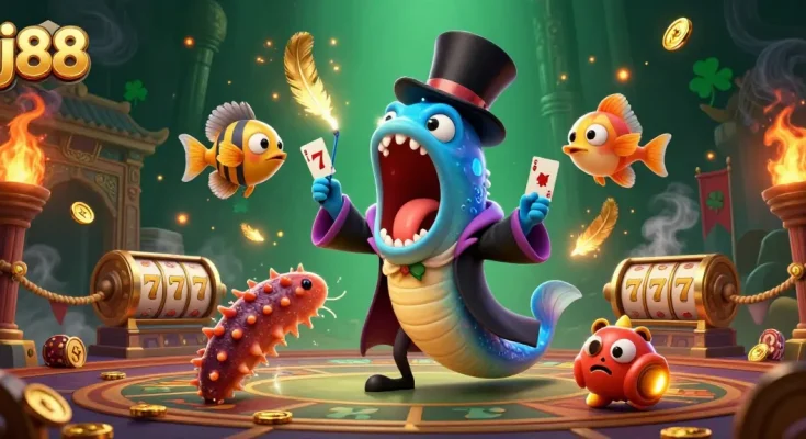 Experience exciting j88 casino magic with the gulper eel and anglerfish spotlighting the action!